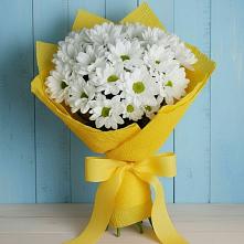 Букет Застенчивые лепестки в Сарове Букет цветов из:  Хризантемы в Сарове