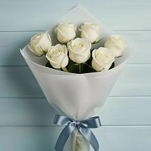 Букет 7 Белых роз Эдлесс Лав в Сарове