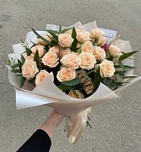 Букет Кремовые розы Латте в Сарове