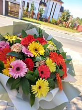 Букет цветов из:  Герберы #REPLACE_PRED# Сарове