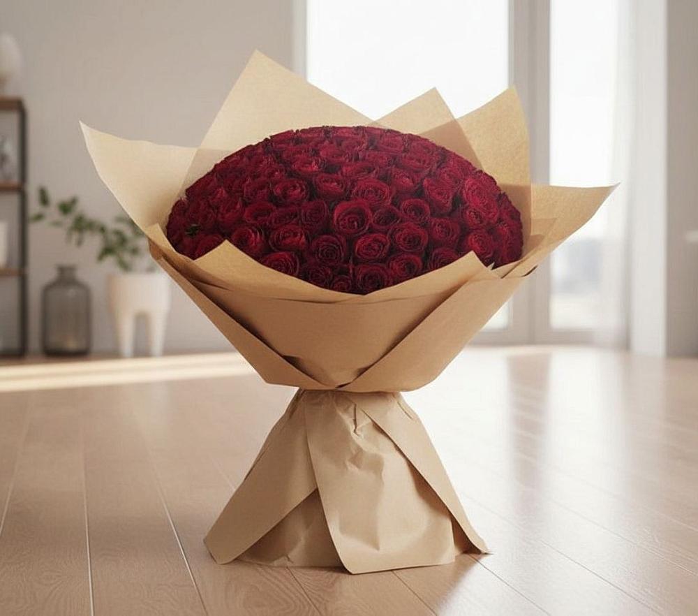 Букет 101 Красная роза в Сарове