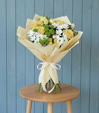 Букет цветов из:  Хризантемы и Розы в Сарове