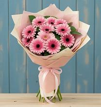 Букет пурпурно-розовый в Сарове Букет цветов из:  Герберы в Сарове