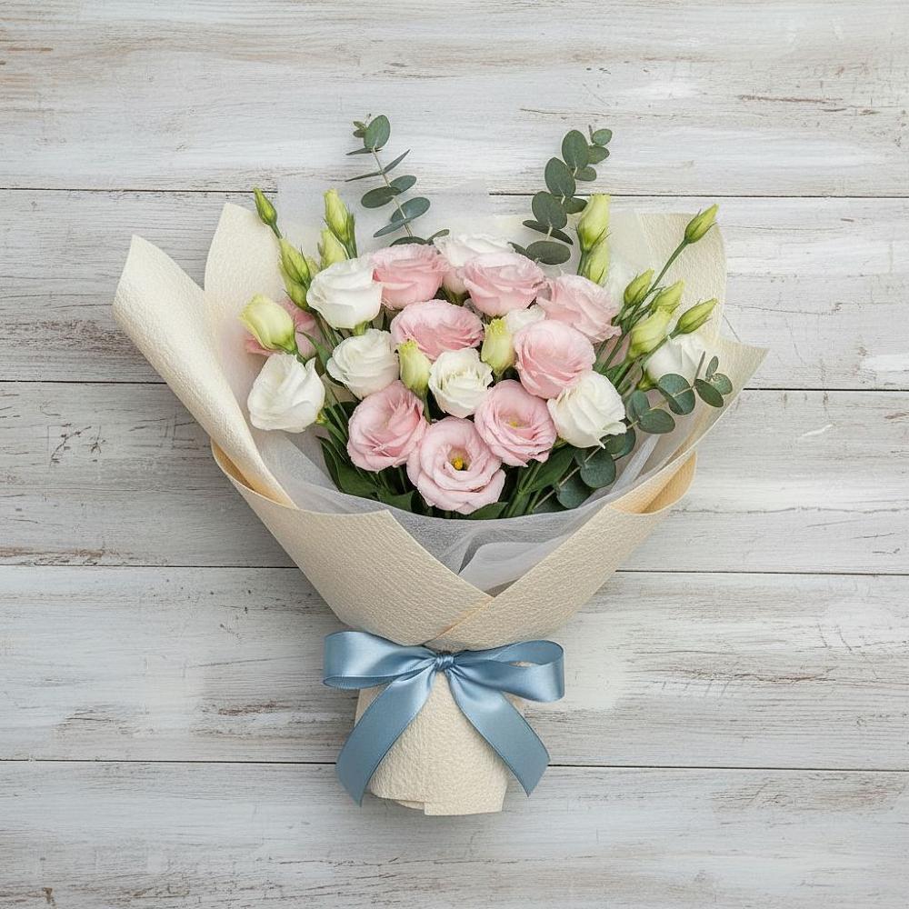 Букет цветов из: Лизиантусы в Сарове